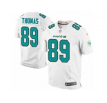 Men's Nike Miami Dolphins #89 Julius Thomas Elite White NFL Jersey
