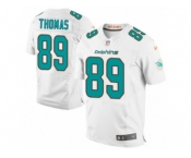 Men's Nike Miami Dolphins #89 Julius Thomas Elite White NFL Jersey