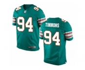 Men's Nike Miami Dolphins #94 Lawrence Timmons Elite Aqua Green Alternate NFL Jersey