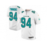 Men's Nike Miami Dolphins #94 Lawrence Timmons Elite White NFL Jersey