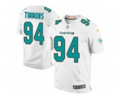 Men's Nike Miami Dolphins #94 Lawrence Timmons Elite White NFL Jersey