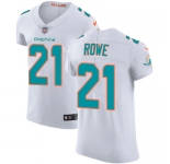 Nike Dolphins #21 Eric Rowe White Men's Stitched NFL New Elite Jersey