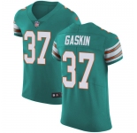Nike Dolphins #37 Myles Gaskin Aqua Green Alternate Men's Stitched NFL New Elite Jersey