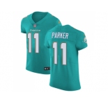 Nike Miami Dolphins #11 DeVante Parker Aqua Green Team Color Men Stitched NFL Vapor Untouchable Elite Jersey