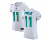 Nike Miami Dolphins #11 DeVante Parker White Men Stitched NFL Vapor Untouchable Elite Jersey