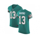 Nike Miami Dolphins #13 Dan Marino Aqua Green Alternate Men Stitched NFL Vapor Untouchable Elite Jersey