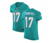 Nike Miami Dolphins #17 Ryan Tannehill Aqua Green Team Color Men Stitched NFL Vapor Untouchable Elite Jersey