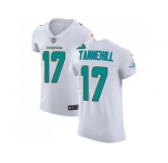 Nike Miami Dolphins #17 Ryan Tannehill White Men Stitched NFL Vapor Untouchable Elite Jersey