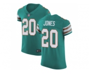 Nike Miami Dolphins #20 Reshad Jones Aqua Green Alternate Men Stitched NFL Vapor Untouchable Elite Jersey