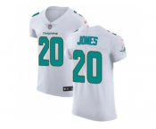 Nike Miami Dolphins #20 Reshad Jones White Men Stitched NFL Vapor Untouchable Elite Jersey