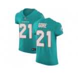 Nike Miami Dolphins #21 Frank Gore Aqua Green Team Color Men Stitched NFL Vapor Untouchable Elite Jersey