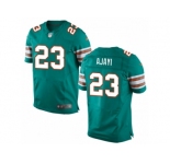 Nike Miami Dolphins #23 Jay Ajayi Aqua Green Alternate Men's Stitched NFL Elite Jersey