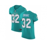 Nike Miami Dolphins #32 Kenyan Drake Aqua Green Team Color Men Stitched NFL Vapor Untouchable Elite Jersey