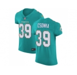 Nike Miami Dolphins #39 Larry Csonka Aqua Green Team Color Men Stitched NFL Vapor Untouchable Elite Jersey