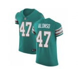 Nike Miami Dolphins #47 Kiko Alonso Aqua Green Alternate Men Stitched NFL Vapor Untouchable Elite Jersey