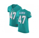 Nike Miami Dolphins #47 Kiko Alonso Aqua Green Team Color Men Stitched NFL Vapor Untouchable Elite Jersey