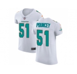Nike Miami Dolphins #51 Mike Pouncey White Men Stitched NFL Vapor Untouchable Elite Jersey