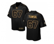 Nike Miami Dolphins #67 Laremy Tunsil Black Men's Stitched NFL Elite Pro Line Gold Collection Jersey