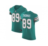 Nike Miami Dolphins #89 Julius Thomas Aqua Green Alternate Men Stitched NFL Vapor Untouchable Elite Jersey