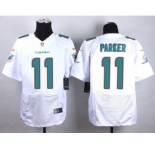 nike nfl jerseys miami dolphins #11 parker white[Elite]