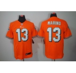 nike nfl jerseys miami dolphins #13 dan marino orange[Elite]