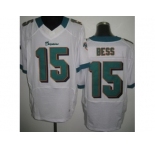 nike nfl jerseys miami dolphins #15 davone bess white[Elite]