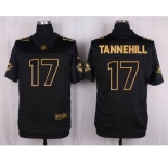 nike nfl jerseys miami dolphins #17 tannehill black gold collection[Elite]