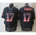 nike nfl jerseys miami dolphins #17 tannehill black[Elite USA flag fashion]