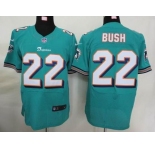 nike nfl jerseys miami dolphins #22 bush green[Elite]