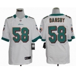 nike nfl jerseys miami dolphins #58 dansby white[elite]