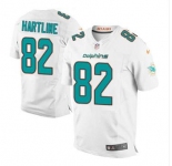nike nfl jerseys miami dolphins #82 hartline white[Elite]