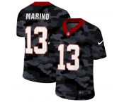 Men New Nike Miami Dolphins #13 Marino 2020 Nike Camo Salute to Service Limited Jersey