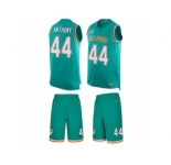 Men Nike Miami Dolphins #44 Stephone Anthony Limited Aqua Green Tank Top Suit NFL Jersey