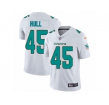 Men Nike Miami Dolphins #45 Mike Hull White Vapor Untouchable Limited Player NFL Jersey