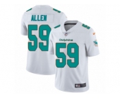 Men Nike Miami Dolphins #59 Chase Allen White Vapor Untouchable Limited Player NFL Jersey