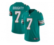 Men Nike Miami Dolphins #7 Brandon Doughty Aqua Green Alternate Vapor Untouchable Limited Player NFL Jersey