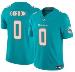Men's Miami Dolphins #0 Ollie Gordon Aqua 2026 F.U.S.E. Vapor Limited Football Stitched Jersey