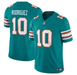 Men's Miami Dolphins #10 Jacob Rodriguez Aqua 2026 Draft F.U.S.E. Vapor Limited Football Stitched Jersey