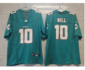 Men's Miami Dolphins #10 Tyreek Hill Green 2023 FUSE Vapor Limited Throwback Stitched Jersey