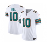 Men's Miami Dolphins #10 Tyreek Hill White 2023 F.U.S.E Alternate Vapor Limited Football Stitched Jersey