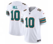 Men's Miami Dolphins #10 Tyreek Hill White 2023 F.U.S.E Alternate Vapor Limited Football Stitched Jersey