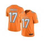 Men's Miami Dolphins #17 Ryan Tannehill Nike Orange Color Rush Limited Jersey