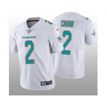 Men's Miami Dolphins #2 Bradley Chubb 2022 White Vapor Untouchable Limited Stitched Jersey