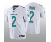 Men's Miami Dolphins #2 Bradley Chubb 2022 White Vapor Untouchable Limited Stitched Jersey