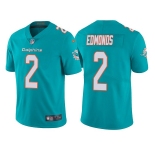 Men's Miami Dolphins #2 Chase Edmonds Aqua Vapor Untouchable Limited Stitched Football Jersey