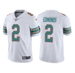 Men's Miami Dolphins #2 Chase Edmonds White Color Rush Limited Stitched Football Jersey