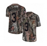 Men's Miami Dolphins #3 Josh Rosen Limited Camo Rush Realtree Football Jersey
