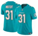 Men's Miami Dolphins #31 Raheem Mostert Aqua 2023 F.U.S.E Vapor Limited Football Stitched Jersey
