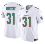 Men's Miami Dolphins #31 Raheem Mostert White 2023 F.U.S.E Alternate Vapor Limited Football Stitched Jersey