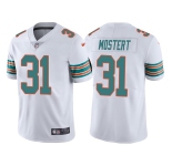 Men's Miami Dolphins #31 Raheem Mostert White Color Rush Limited Stitched Football Jersey